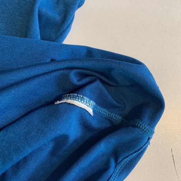 Nike Tank Top Womens S Small Blue Dri Fit Legend Earn The Burn Graphic Racerback - Picture 10 of 12